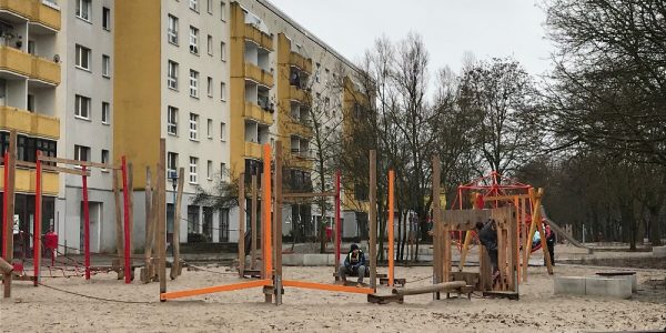 Umgestaltung Boulevard Kastanienallee am 20. Januar 2021